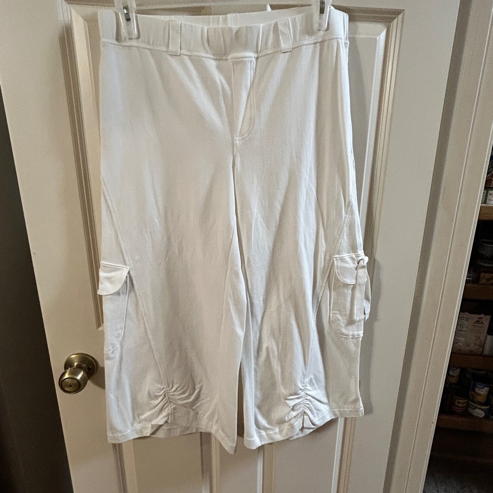 Neon Buddha Women's White Cargo Shorts